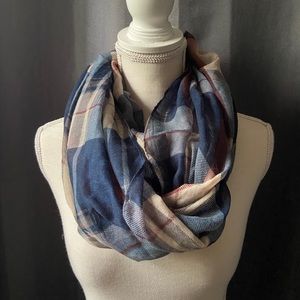 Plaid Infinity Scarf
